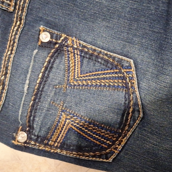 q Stylish Blue Denim Jeans stretch skinny size 12. Nice!!! - Picture 3 of 5